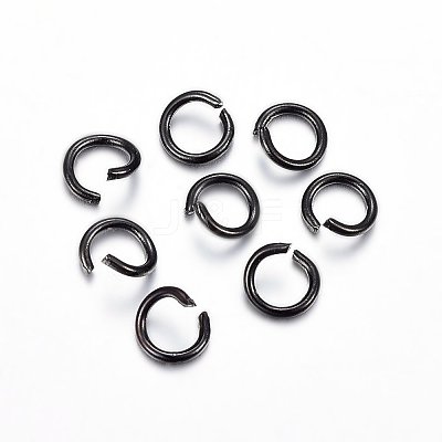 Ion Plating(IP) 304 Stainless Steel Open Jump Rings X-STAS-H467-03B-4mm-1