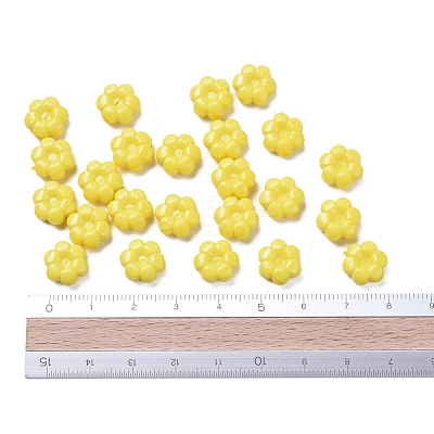 Opaque Acrylic Flower Beads SACR-R821-06-1