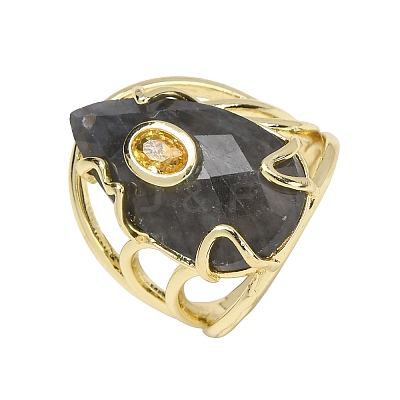 Natural Labradorite Cuff Rings GG-CBA5FCC-03G-06-1