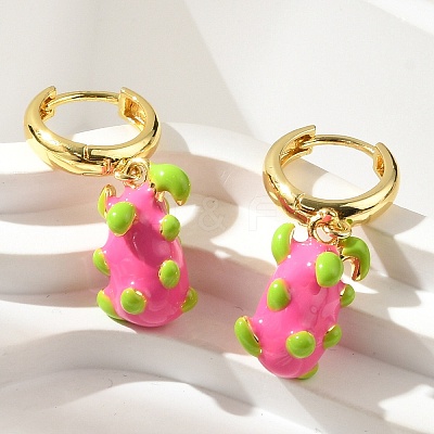 Brass Hoop Earrings EJEW-S251-04D-G-1