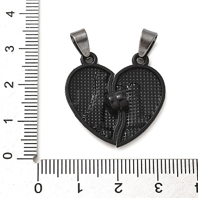 Alloy Enamel Split Pendants STAS-M114-08EB-1