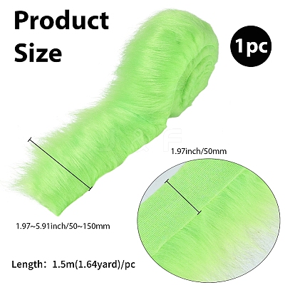1Pc Artificial Wool Fabric for Christmas AJEW-GF0011-13D-1
