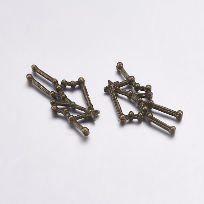 Alloy Cabochons PALLOY-L204-08AB-1