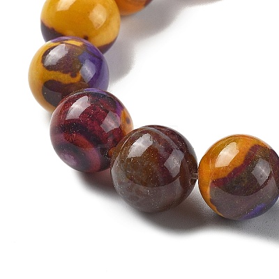 Natural Multi-Color Agate Beads Strands G-A261-B20-14mm-1