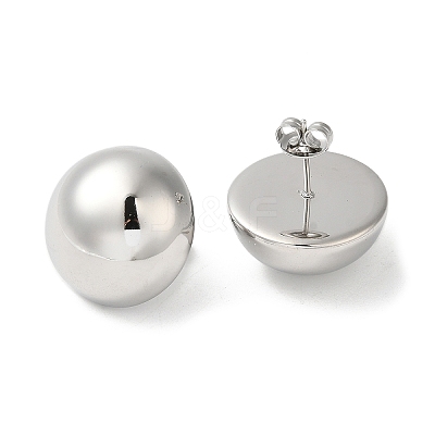 Non-Tarnish 304 Stainless Steel Stud Earrings EJEW-Z026-05P-1