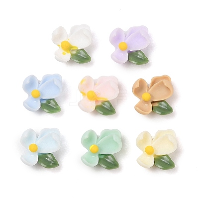 Opaque Resin Decoden Cabochons CRES-I034-03-1