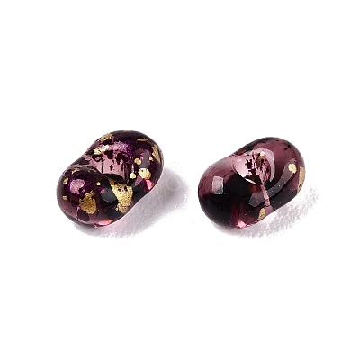 Picasso Spray Painted Glass Seed Beads SEED-T006-04-23-1