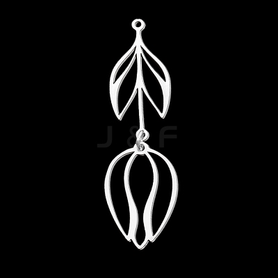 Non-Tarnish 201 Stainless Steel Pendants STAS-S105-LA361-1-1