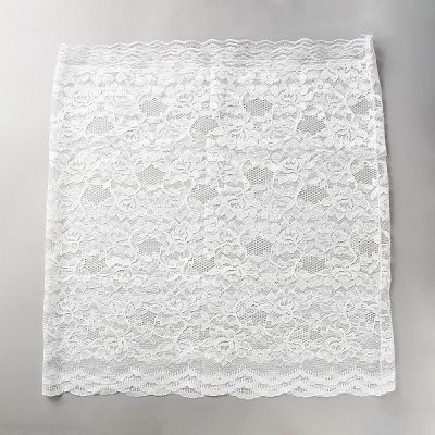 Polyester Lace Bridal Veils AJEW-CY0001-41B-1