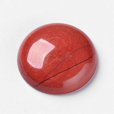 Natural Red Jasper Cabochons G-F298-04-1