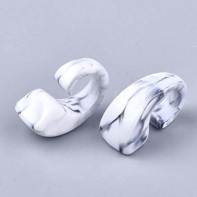 Acrylic Beads OACR-S021-11G-1