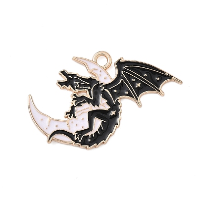 Alloy Enamel Pendants ENAM-P258-05A-G-1