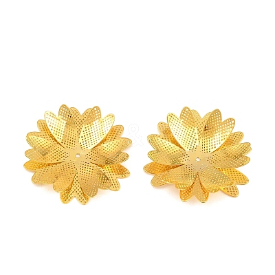 Brass Filigree Cabochons KK-CBACEE9-02B-G-1