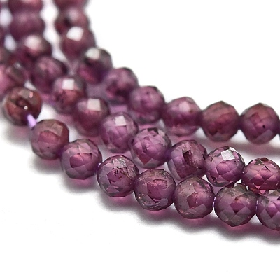 Natural Garnet Beads Strands X-G-O186-D01-1