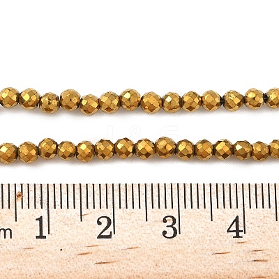 Electroplate Synthetic Magnetic Hematite Beads Strands G-A263-B01-02-1