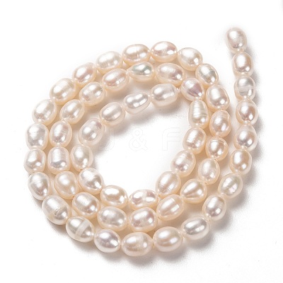 Natural Cultured Freshwater Pearl Beads Strands PEAR-L033-66-01-1