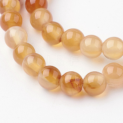 Natural Carnelian Beads Strands G-G735-64-4mm-1