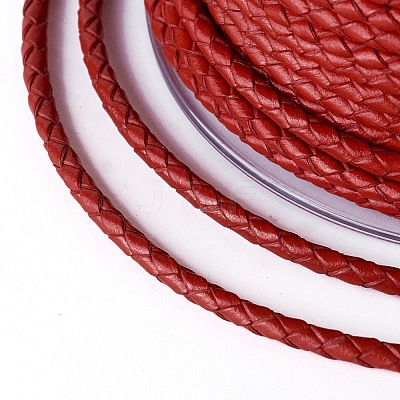 Braided Cowhide Cord WL-I003-3mm-D-04-1