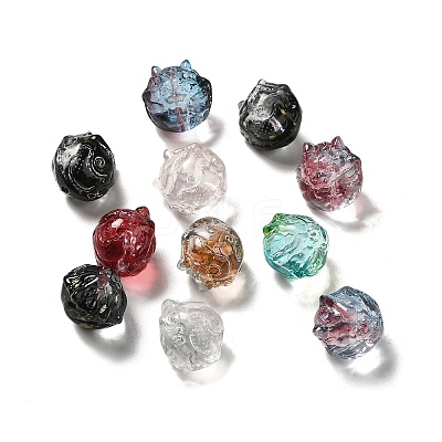 Transparent Glass Beads GLAA-D025-05A-1
