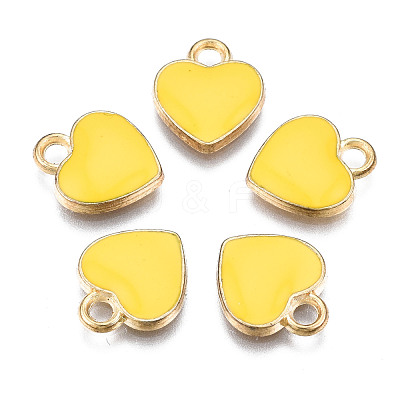 Alloy Enamel Charms ENAM-S121-041K-1