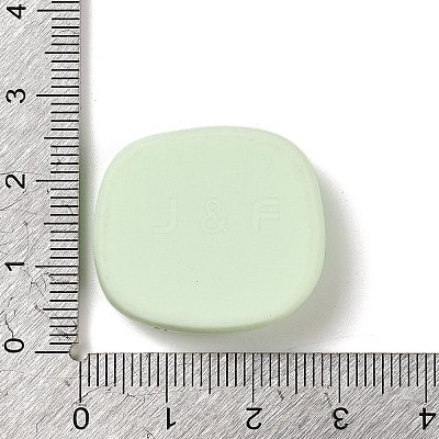 Square Cartoon Word Good Luck Opaque Resin Decoden Cabochons RESI-R447-02E-1