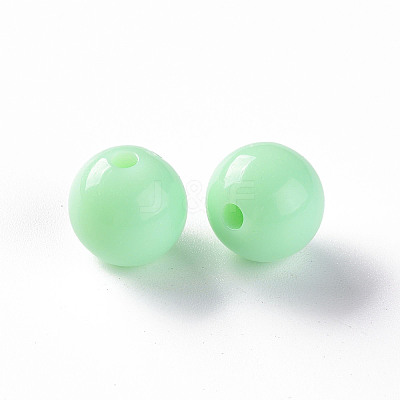 Opaque Acrylic Beads X-MACR-S370-C12mm-A05-1