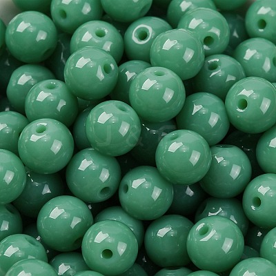 Opaque Colours Glass Seed Beads SEED-Z004-P8MM-11-1