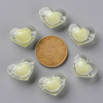 Transparent Acrylic Beads TACR-S152-08A-07-1