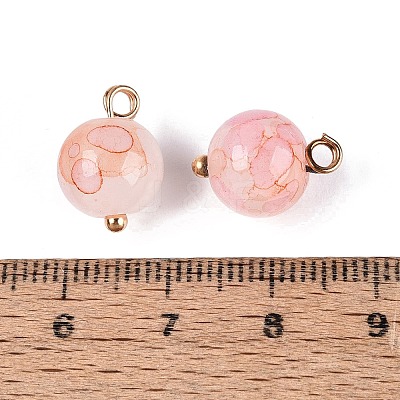 Alloy Glass Pendants GLAA-P080-04G-11-1