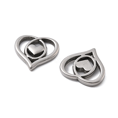 304 Stainless Steel Pendants STAS-V002-07P-1