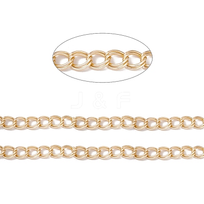 Oval Oxidation Aluminum Double Link Chains CHA-G001-07KCG-1