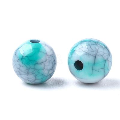 Crackle Acrylic Beads MACR-E025-22C-10mm-1