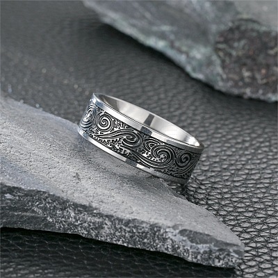667 201 Stainless Steel Finger Rings for Men FS-WG4F4E6-01-1
