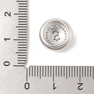 Rack Plating Brass & Cubic Zirconia Pendants KK-Z047-07P-S-RS-1