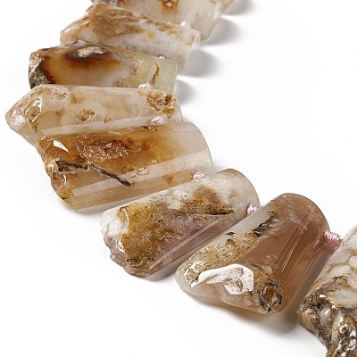 Natural Cherry Blossom Agate Beads Strands G-F719-12-1