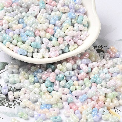 Opaque Colours Luster Glass Seed Beads X1-SEED-B001-01A-06-1