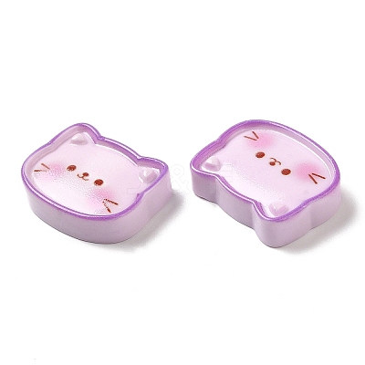 Cute Cartoon Animal Opaque Resin Cabochons LS-RESI-C034-05E-1