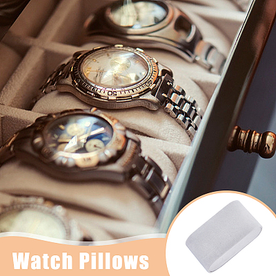 Velvet Bracelet Pillow Jewelry Displays BDIS-WH0010-04-1