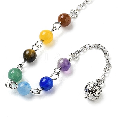 Natural Quartz Crystal Hexagonal Pointed Dowsing Pendulums G-P552-05P-02-1