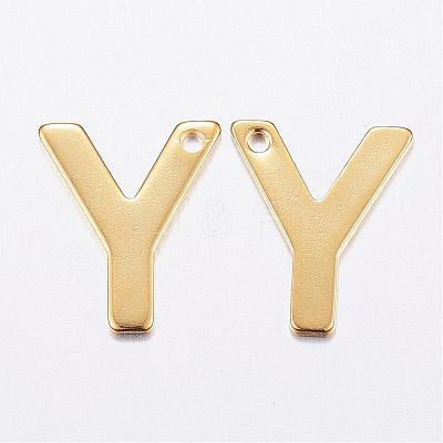 304 Stainless Steel Charms STAS-P141-Y-1