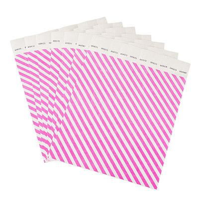 Paper Disposable Wristbands BJEW-TAC0075-002D-1