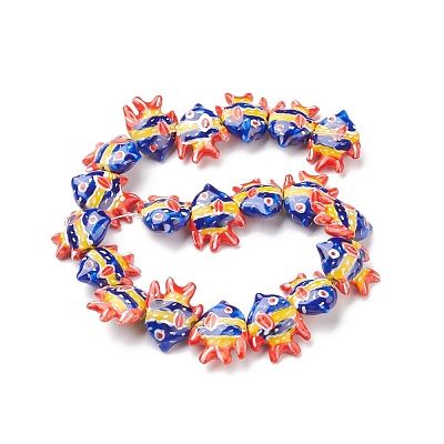 Handmade Porcelain Beads PORC-G002-54D-1