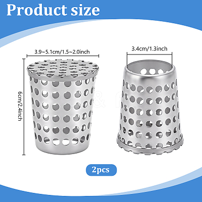 304 Stainless Steel Anti Rats Drain Outlet Filter STAS-WH0051-025C-P-1