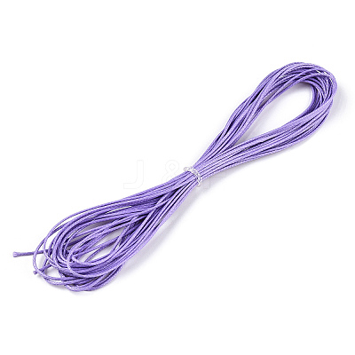 Waxed Polyester Cord YC-WH0006-19-1