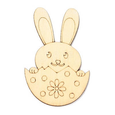 DIY Crafts Easter Egg Shape Cutouts Pendants AJEW-P087-C01-1