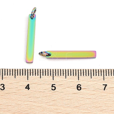 Ion Plating(IP) 304 Stainless Steel Pendants STAS-I311-14D-RC-1