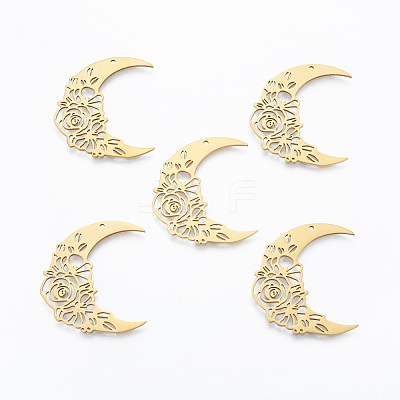 201 Stainless Steel Pendants STAS-N090-LA933-2-1