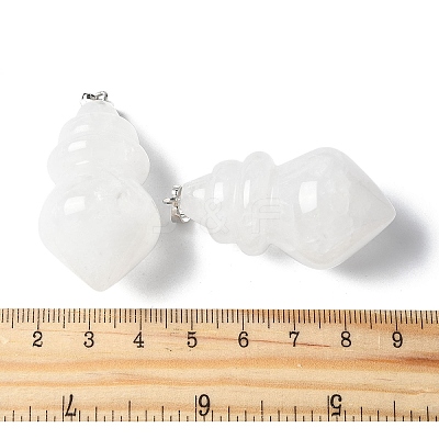Natural Quartz Crystal Pendants G-C187-04I-1