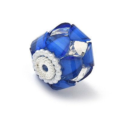 Transparent Acrylic Beads CLAY-NH0003-04S-02-1