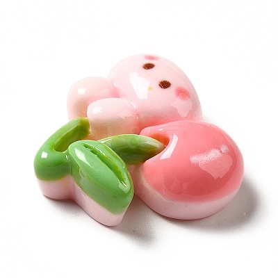 Opaque Resin Cabochons RESI-E030-01D-1